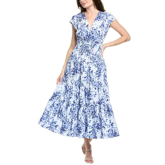 Derek Lam 10 Crosby womens Fatima Midi Dress, 00, White