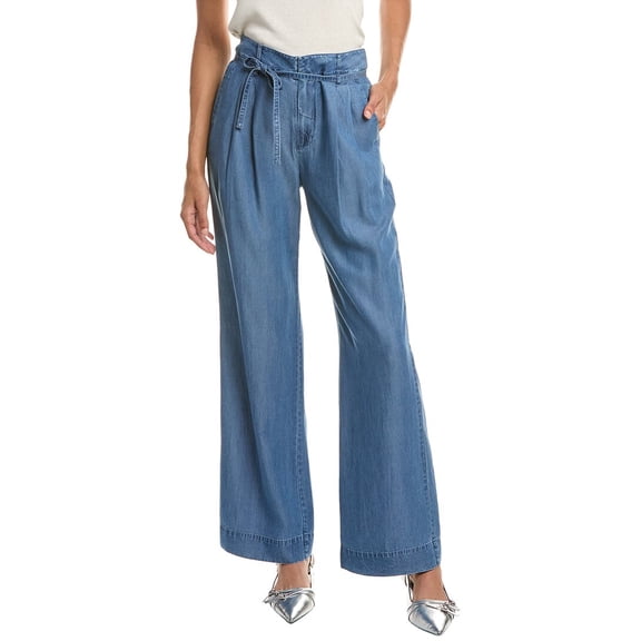 Derek Lam 10 Crosby womens Felicity Pleated Tie Pant, 00, Red