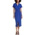 thumbnail image 1 of Derek Lam 10 Crosby womens  Lucy Utility Shirtdress, 10, Blue, 1 of 3
