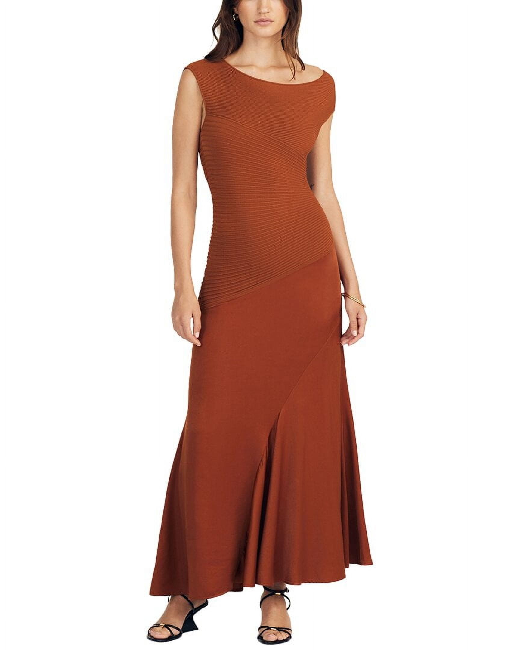 Derek Lam 10 Crosby womens Madeline Mixed Media Dress, l - Walmart.com