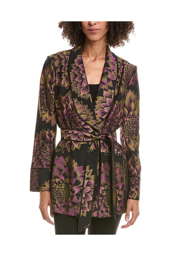 10 Crosby womens Orville Smoking Jacket, 00, Black