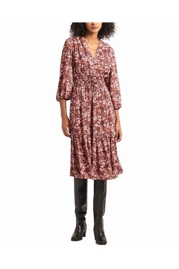 10 Crosby womens Red Elsa A-Line Dress, 10, Red