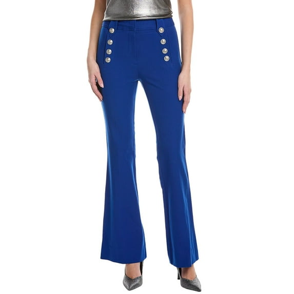 Derek Lam 10 Crosby womens Robertson Flare Trouser, 2, Blue