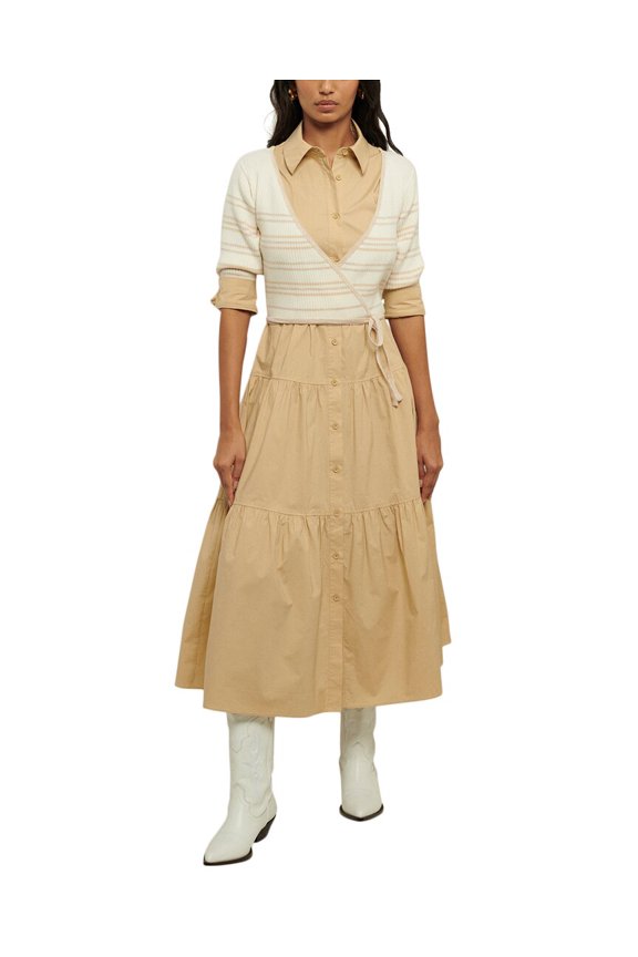 10 Crosby womens  Tami Mixed Media Cardigan Shirt, 4