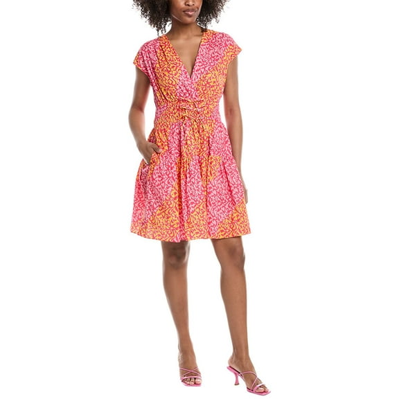 Derek Lam 10 Crosby womens  Tora Mini Dress, 4, Pink