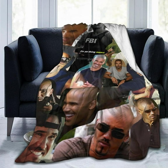 Derek Morgan Soft and Comfortable Warm Fleece Blankets Beach Blanket Picnic Blankets Throw Blankets (50"x40")