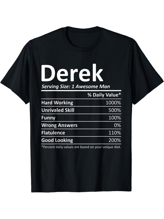 Derek Nutrition Name T T-Shirt