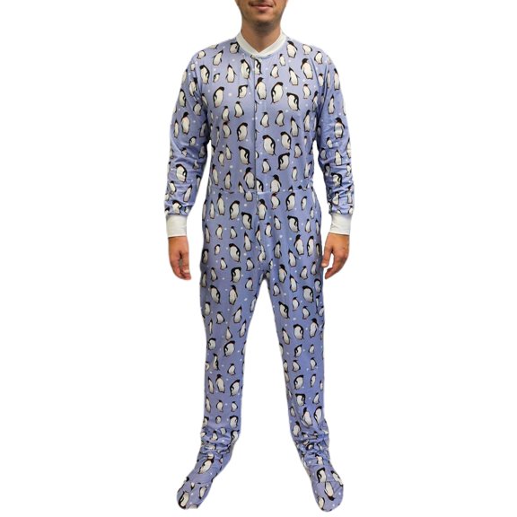 Derek Penguins Adult Footed Pajamas