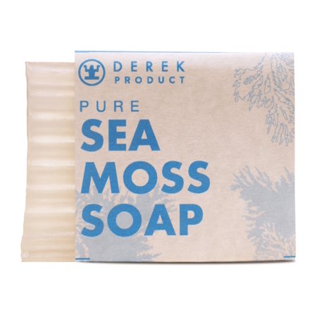 Derek Product - Pure Sea Moss Soap Bar All Natural Richly Hydrating with Grade A St. Lucia Sea Moss