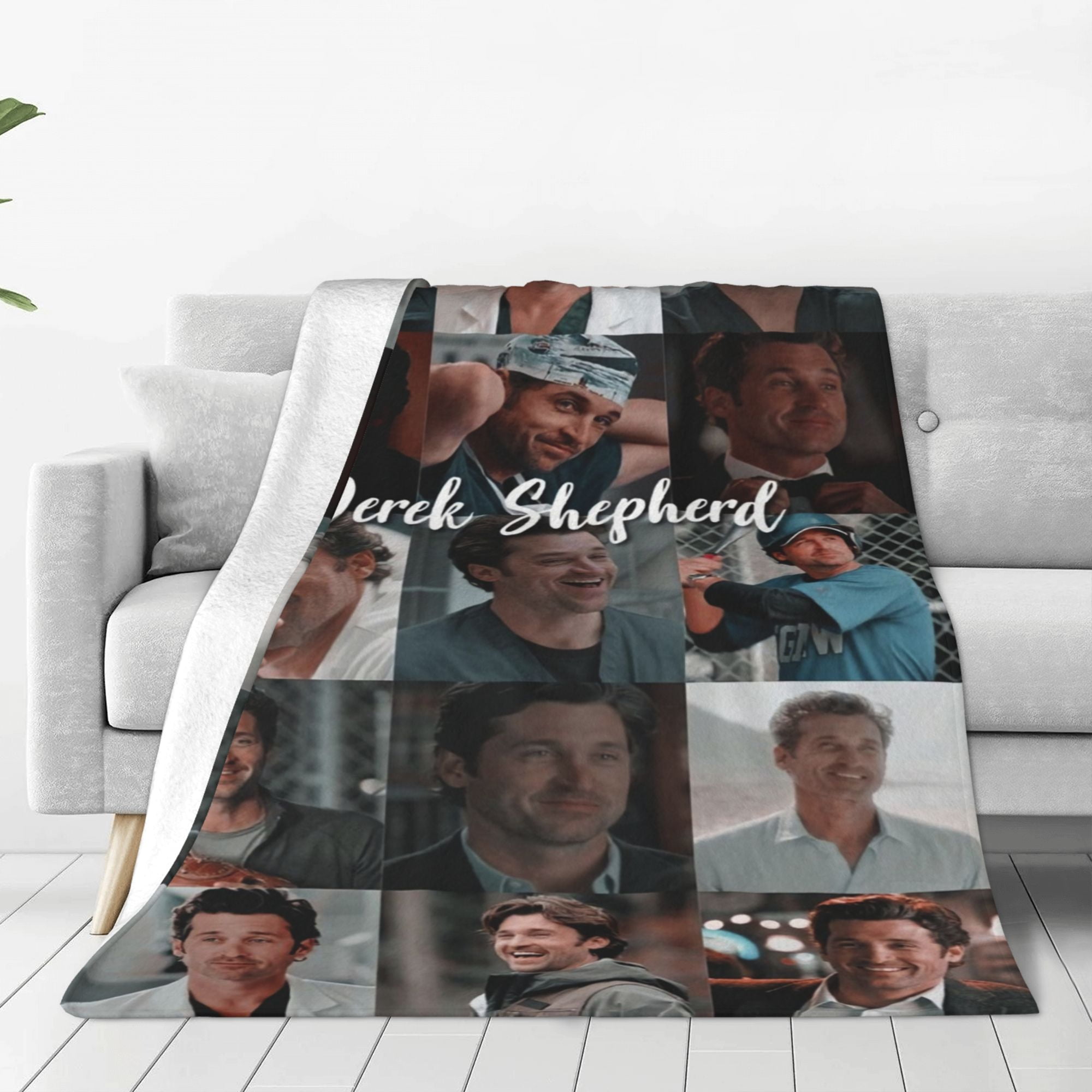 Derek Shepherd Throw Blanket Soft Plush Travel Blanket For Bedroom