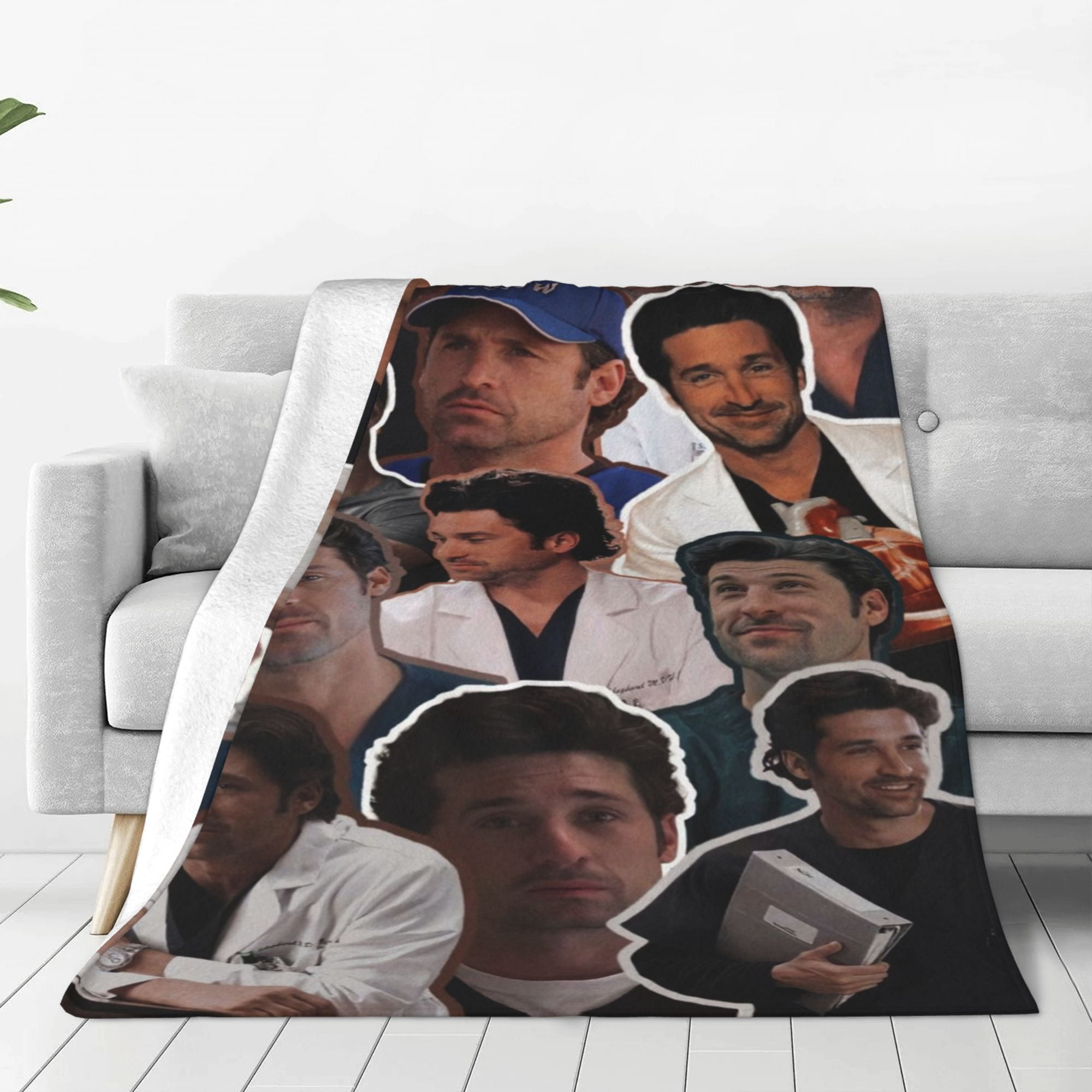 Derek Shepherd Throw Blanket Soft Plush Travel Blanket For Bedroom