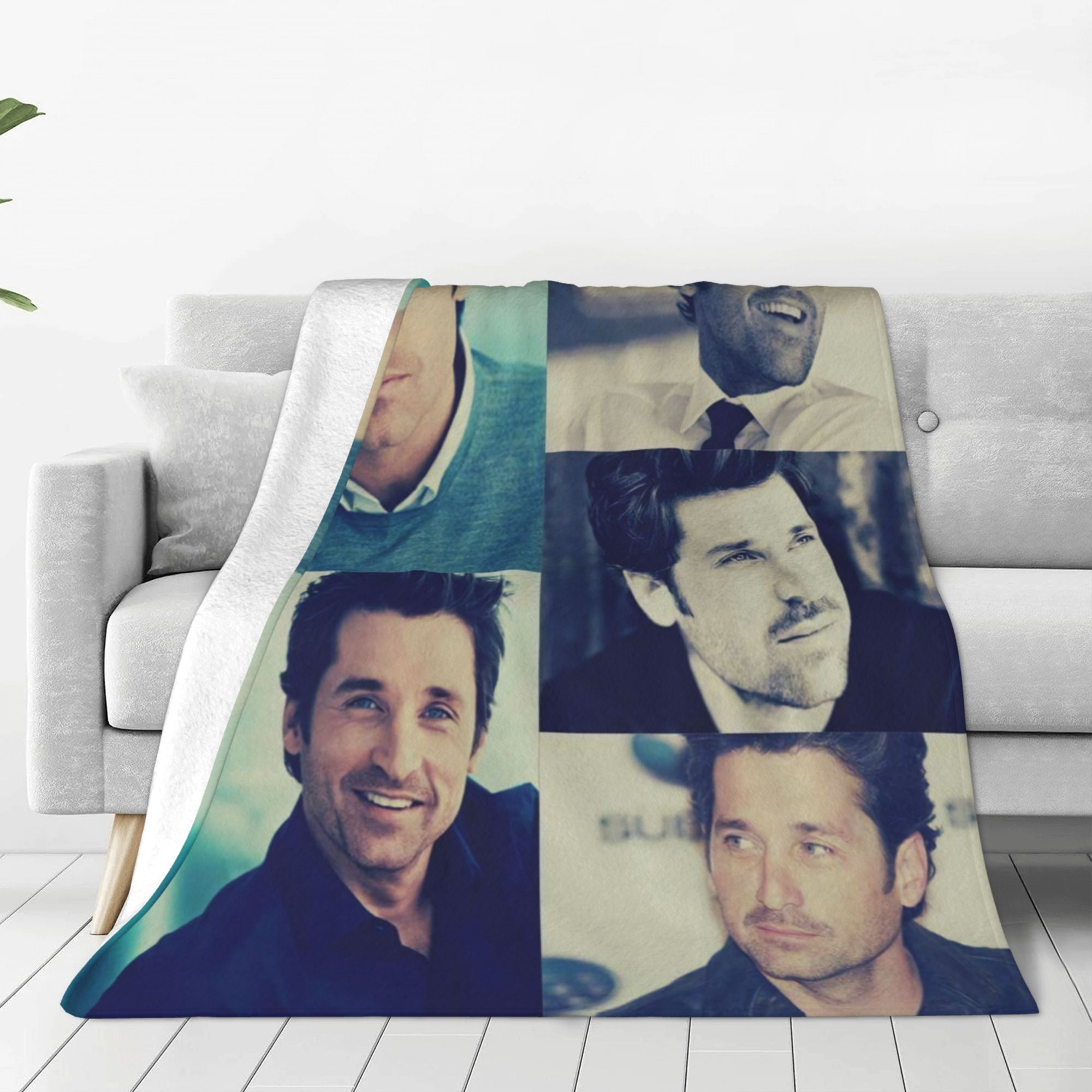 Derek Shepherd Throw Blanket Soft Plush Travel Blanket For Bedroom