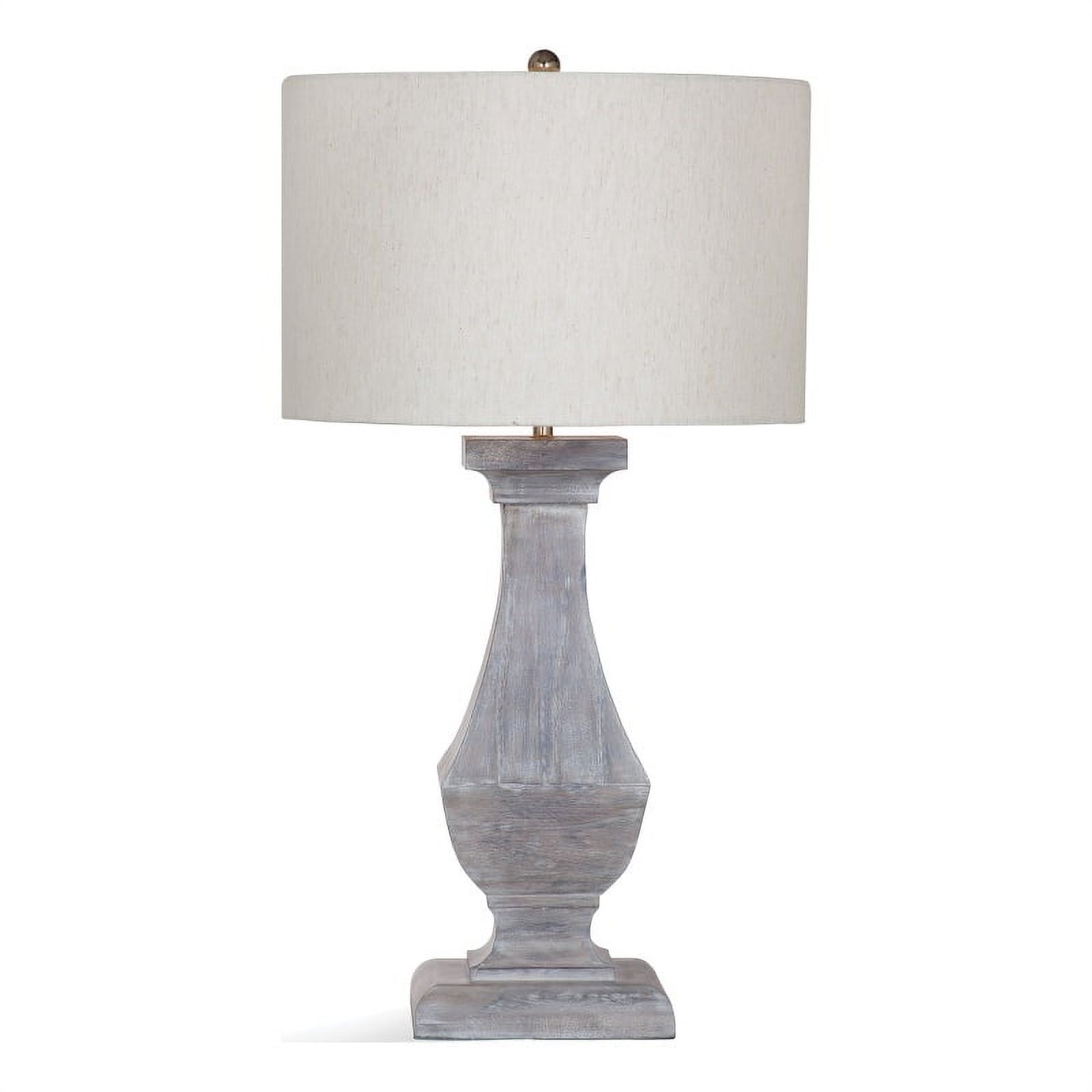 Derek Table Lamp in Gray Wood