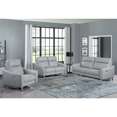 Derek Upholstered Power Living Room Set