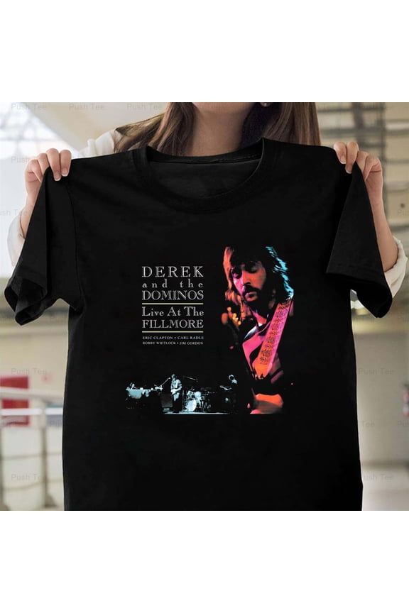 Derek and the Dominos Live at the Fillmore Eric Clapton Fan New Unisex T-Shirt , up to 5XL