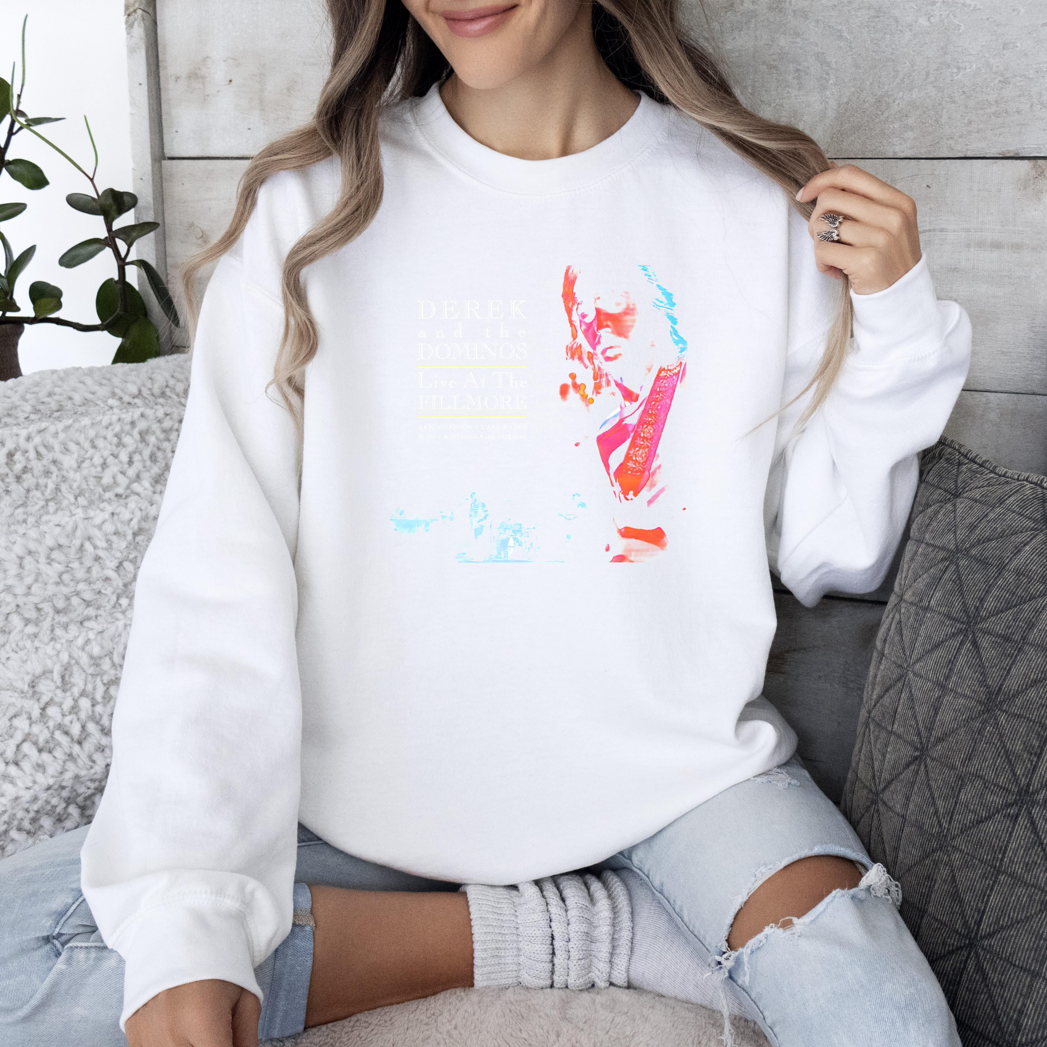 Derek and the Dominos Live at the Fillmore sweatshirt, for men & women, up to size 5XL