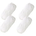 thumbnail image 1 of Derest 4 Pack T-Shirt Yarn Fettuccini Yarn Ball, Fabric Cloth Knitting Yarn for Hand DIY Bag Blanket Cushion Crocheting Projects, 128 yards in total, 1 of 7