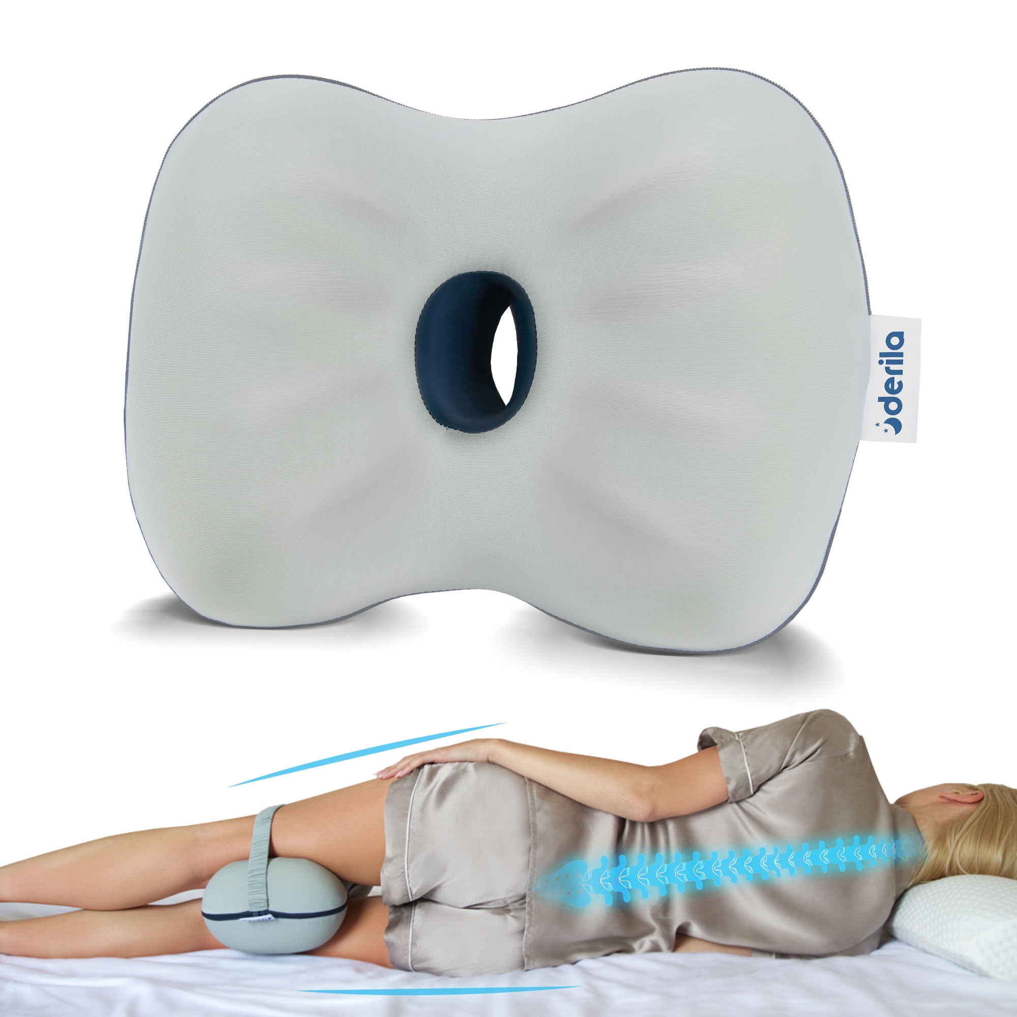 Knee Pillows for Side Sleepers - Leg Pillow Relieves back pain, Bamboo –  COMFYT USA
