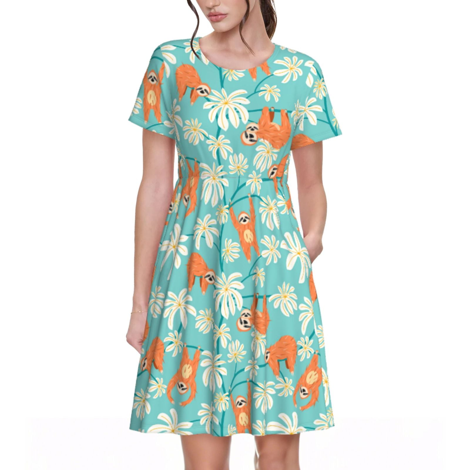 velvet wedding guest dress Floral Pleated V-Neck with Pockets Vintage Alyce Designs Gown Size:Size40 / 24.5cm / 9.65