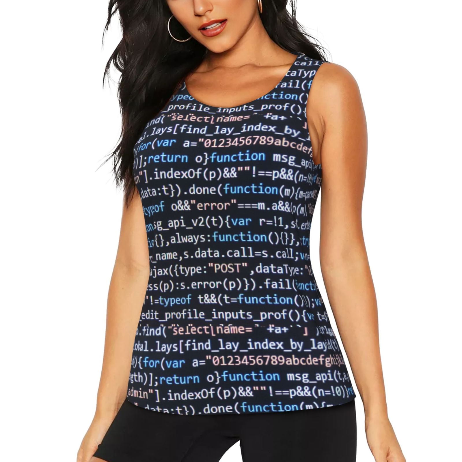 Derioi Function Source Code for Workout Tops for Women Scoop Sleeveless ...