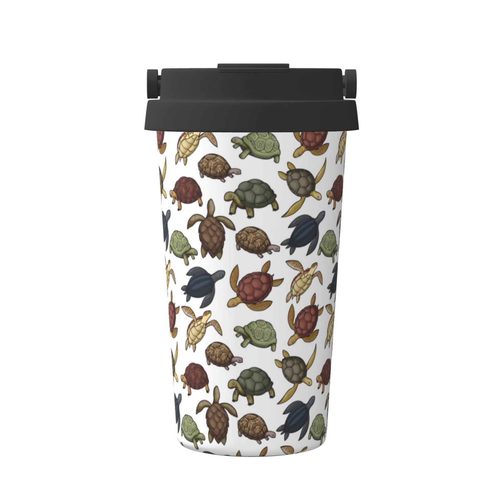 Turtle Shell Cups Derioi Various Turtle for Stainless Steel Reusable Thermal Cup for Men ...