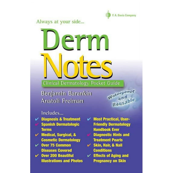 Davis's Notes: Derm Notes: Dermatology Clinical Pocket Guide (Other)