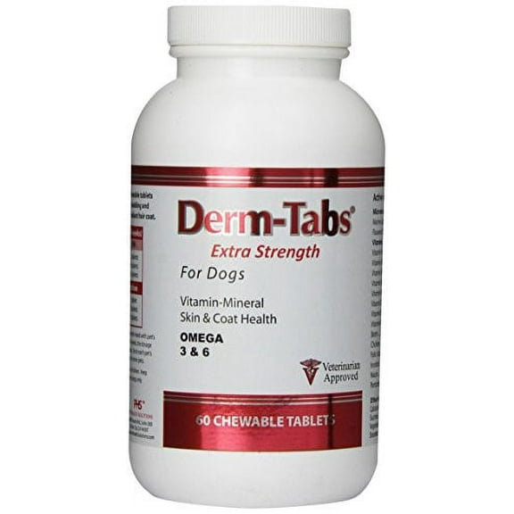 Derm-Tabs Extra Strength for Dogs (60 Tablets)