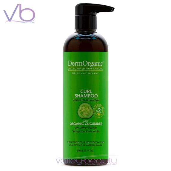 DermOrganic Curl Sulfate-Free Shampoo, 17 fl.oz