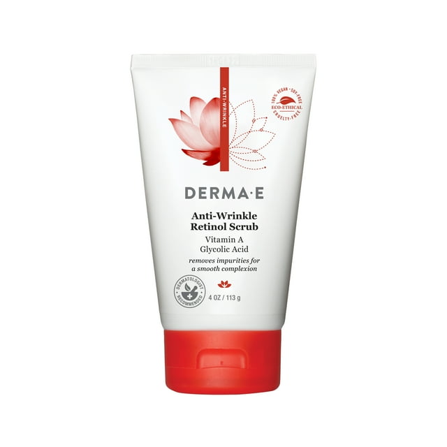 Derma E Anti-Wrinkle Retinol Scrub, 4 oz - Walmart.com