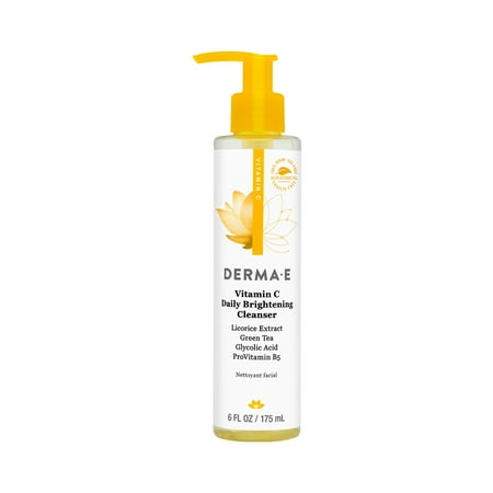 Derma E Even Tone Brightening Cleanser, 6 Fl Oz