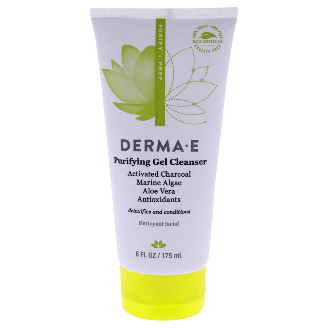 Derma E Purifying Gel Facial Cleanser, 6 oz