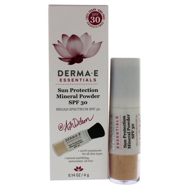 DermaE Sun Protection Mineral Powder SPF 30, 0.14 oz Sunscreen