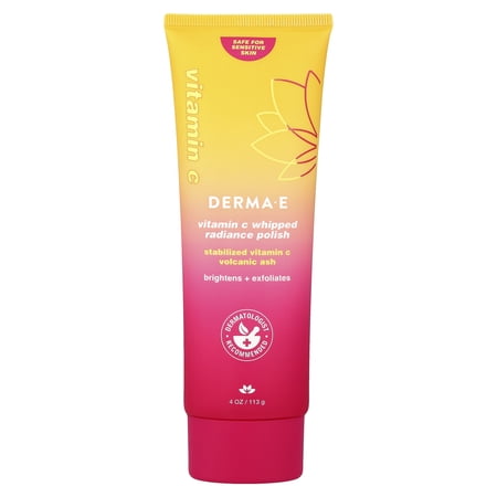DERMA E Vitamin C Whipped Radiance Polish, For All Skin Types, 4 oz (113 g)