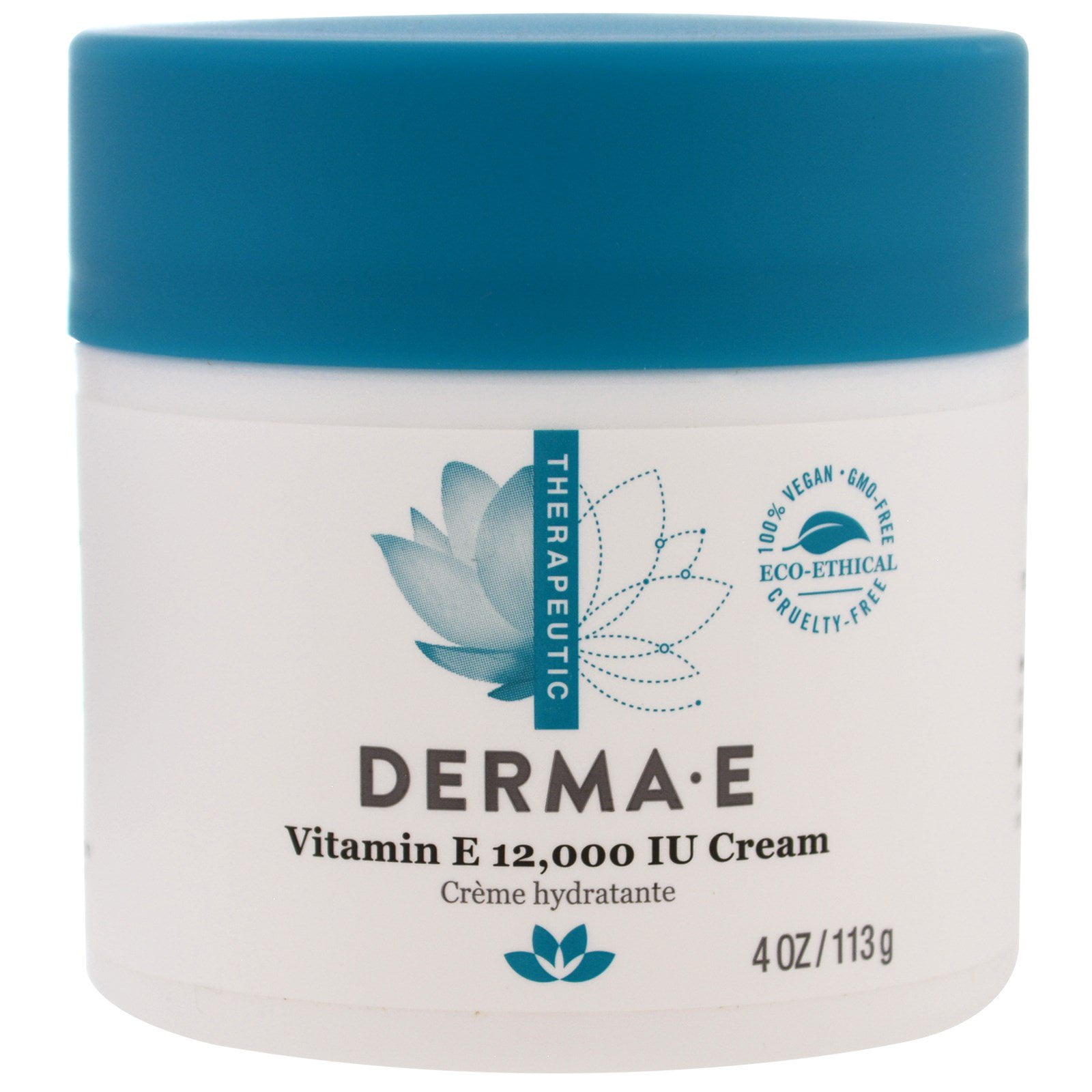 Derma E Vitamin E 12,000 IU Soothing Skin Relief Cream, 4 oz