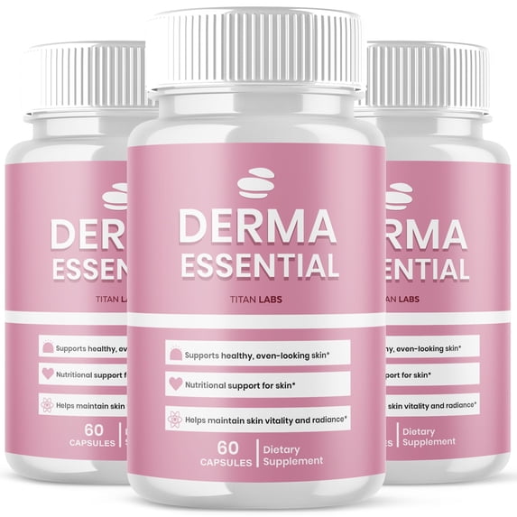 Derma Essential Advanced Formula Pills to Support Healthy Skin DermaEssential 180 Capsules
