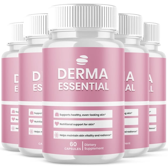 Derma Essential Advanced Healthy Skin Support Formula Pills DermaEssential 300 Capsules