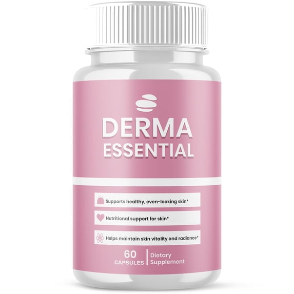 Derma Essential Advanced Healthy Skin Support Formula Pills DermaEssential 60 Capsules