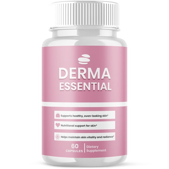 Derma Essential Advanced Healthy Skin Support Formula Pills DermaEssential 60 Capsules