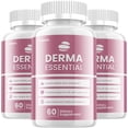 thumbnail image 1 of Derma Essential Capsules – DermaEssential Pills Advanced Fomula Natural Ingredients for Healthy Skin Support, 3 Pack, 180 Capsules, 1 of 7
