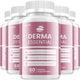 thumbnail image 1 of Derma Essential Capsules – DermaEssential Pills Advanced Fomula Natural Ingredients for Healthy Skin Support, 5 Pack, 300 Capsules, 1 of 7