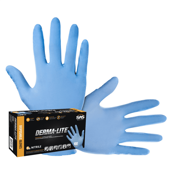 Derma-Lite Medium Nitrile Gloves 6607