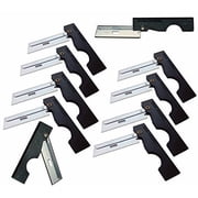 Derma-Safe Folding Utility Razor 10-pack for Survival & First Aid Kits Black by DermaSafe