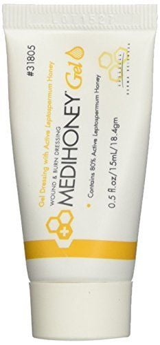 Derma Sciences Improved Medihoney Wound Gel | Burn Cream 0.5 Oz 10 Ct | Active Skin Repair