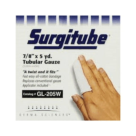 Derma Sciences Surgitube GL205W Tubelar Bandage Size 2 ? in. x 5 yds (2 Boxes of 1)
