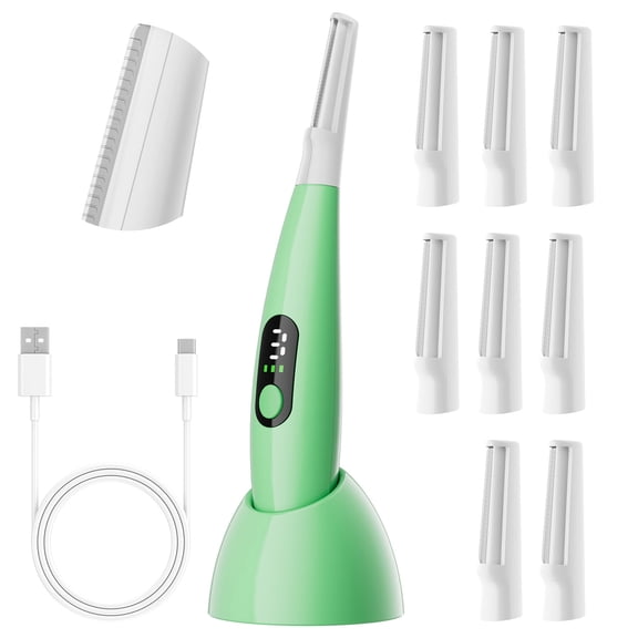 Sonic Dermaplane Razor for Women Face,WomenS Facial Exfoliation & Peach Fuzz Hair Removal System,smoother-looking skin3 Speeds8 Dermaplaning BladesRechargeable,Sonic Dermaplaning Tool