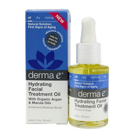 Derma e Hydrating Facial Treatment Oil, 1.0 Oz