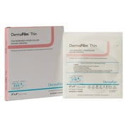 DermaFilm Thin Hydrocolloid Dressing 4 x 4 Square Thin with Border Film Backing 00259E 10 per Box