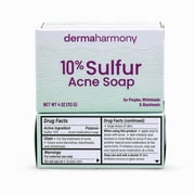 DermaHarmony 10% Sulfur Bar Soap - 4 oz each - 2 Bars