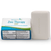 DermaHarmony 2% Pyrithione Zinc ZnP Bar Soap 4 oz for Seborrheic Dermatitis and Dandruff