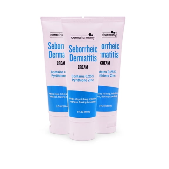 DermaHarmony Seborrheic Dermatitis Cream - 3 fl oz - (3 Tubes)